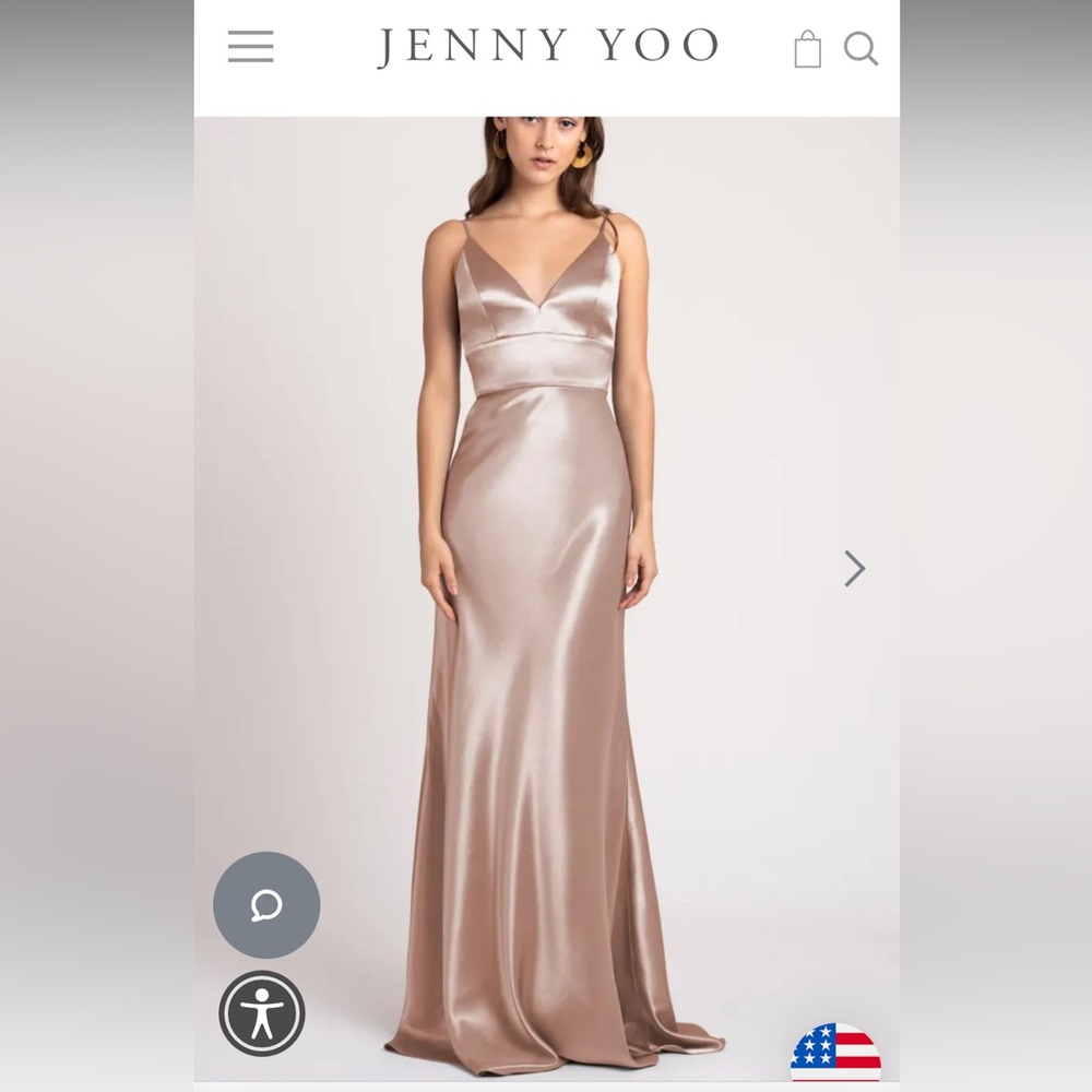 Jenny Yoo Satin Dress